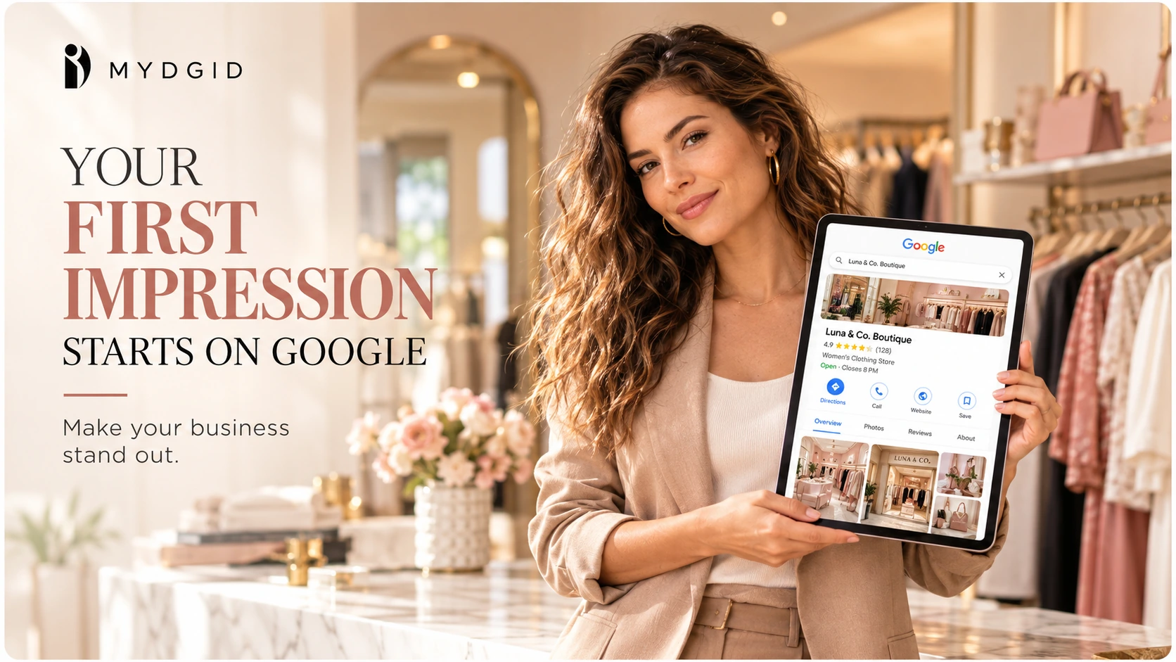 MYDGID: your first impression starts on Google
