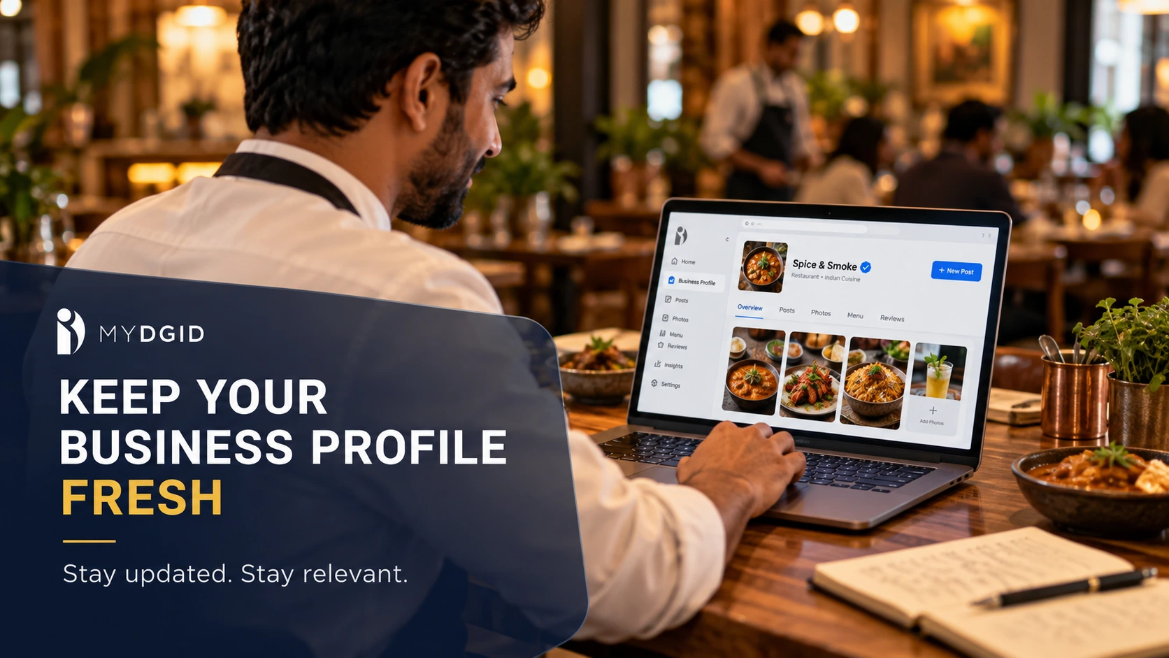 MYDGID: keep your Business Profile fresh with regular posts